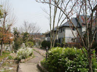 住宅団地の風景