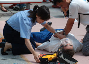 QQ広場(救急の日イベント)