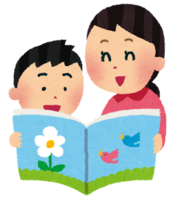 読み聞かせのイラスト