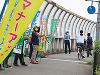 夏の交通事故防止運動 街頭啓発を実施