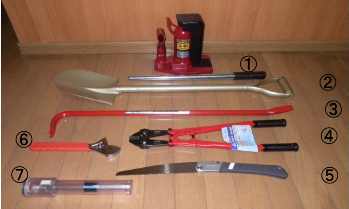 一救助道具の写真