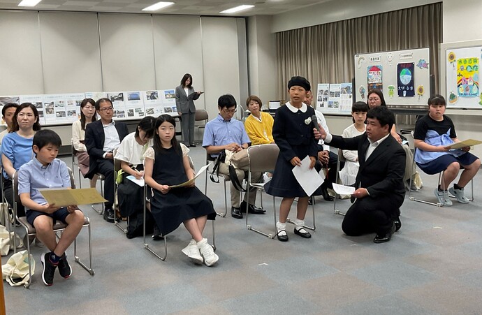 写真：質問コーナーの様子