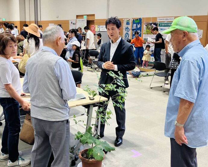 7月25日に環境フェスタに参加した時の写真
